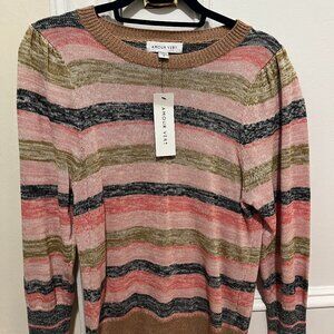Amour Vert Striped Sweater Shirt